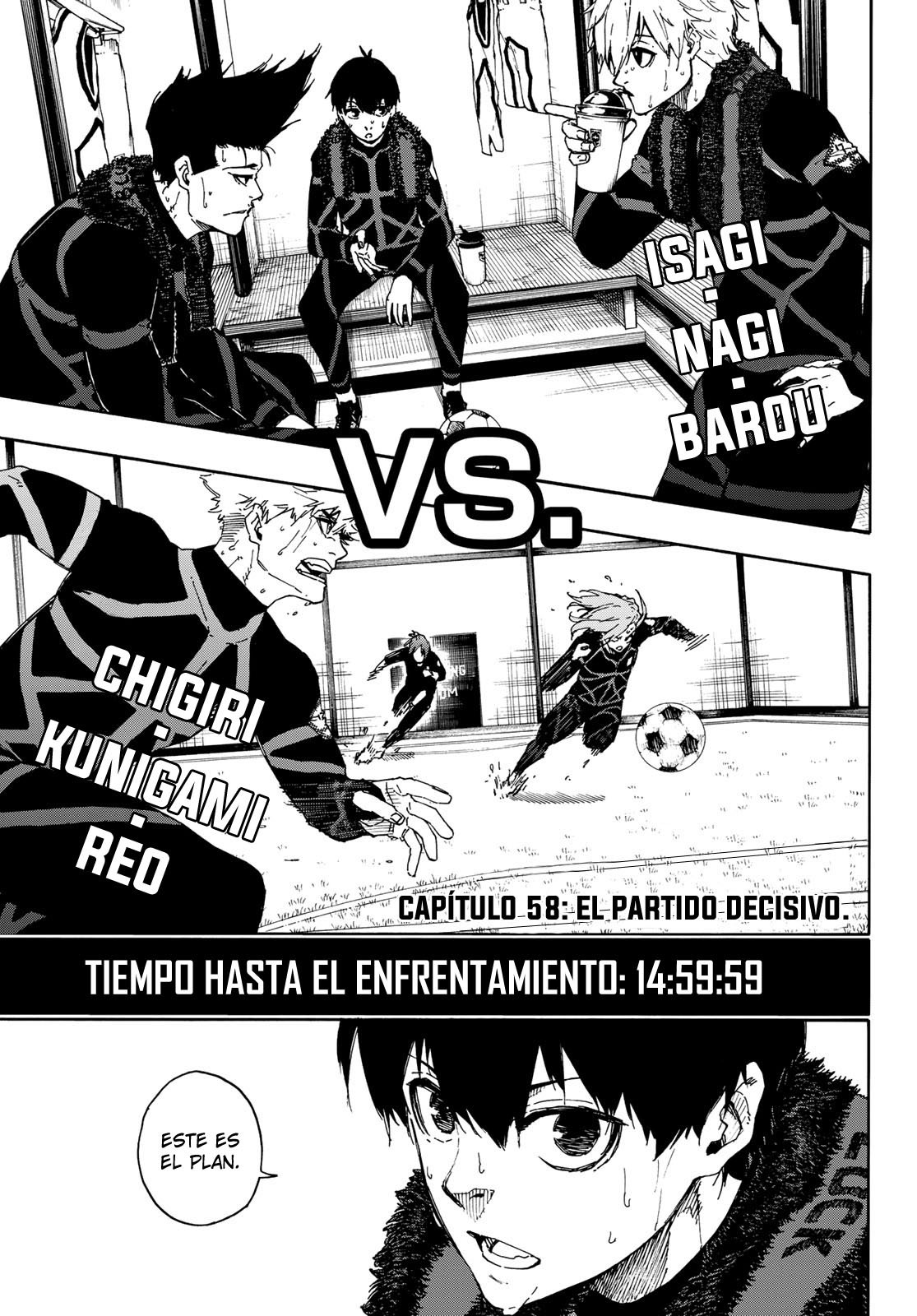 Blue Lock Capitulo 58: El partido decisivo página 4