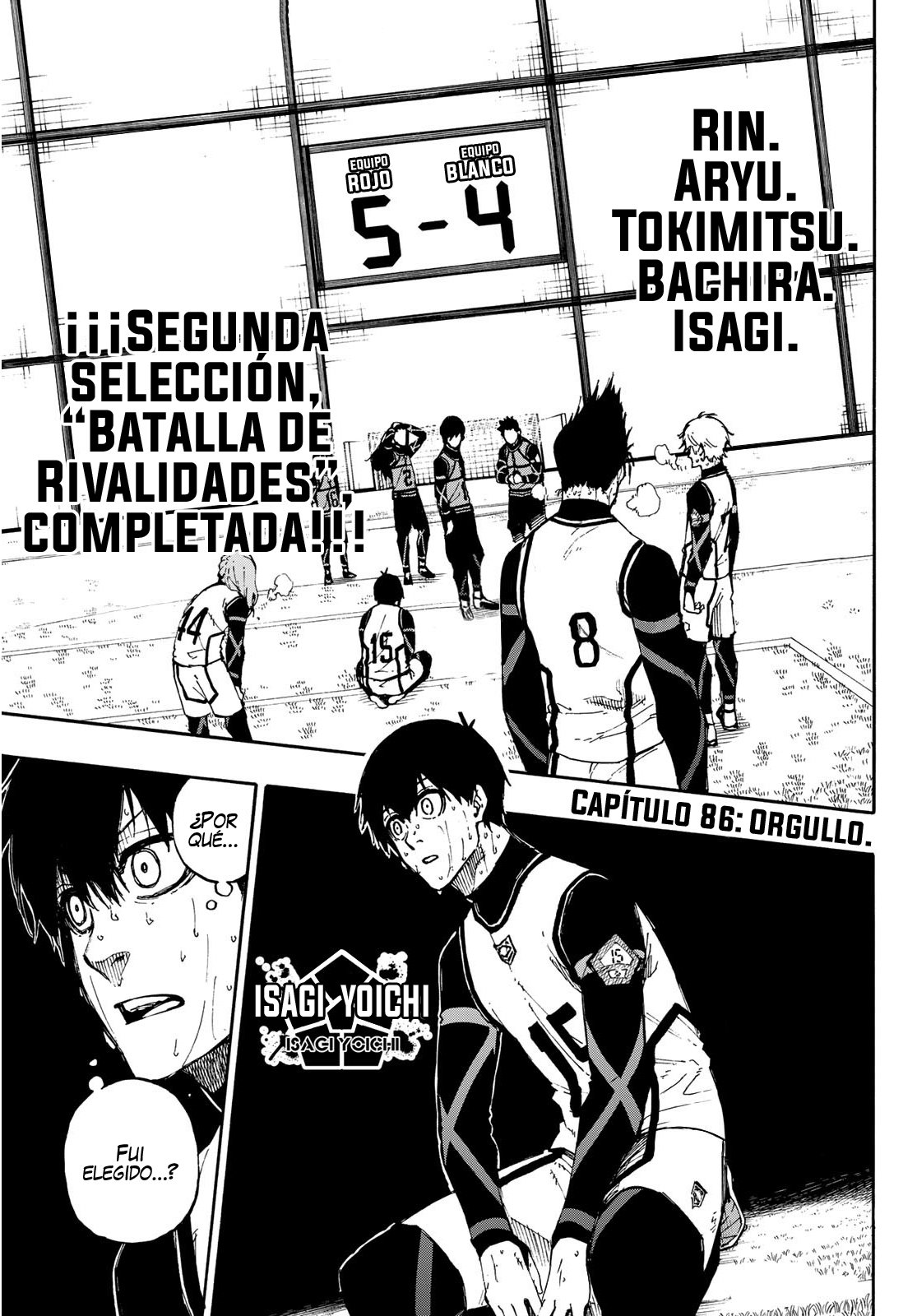 Blue Lock Capitulo 86: Orgullo página 5