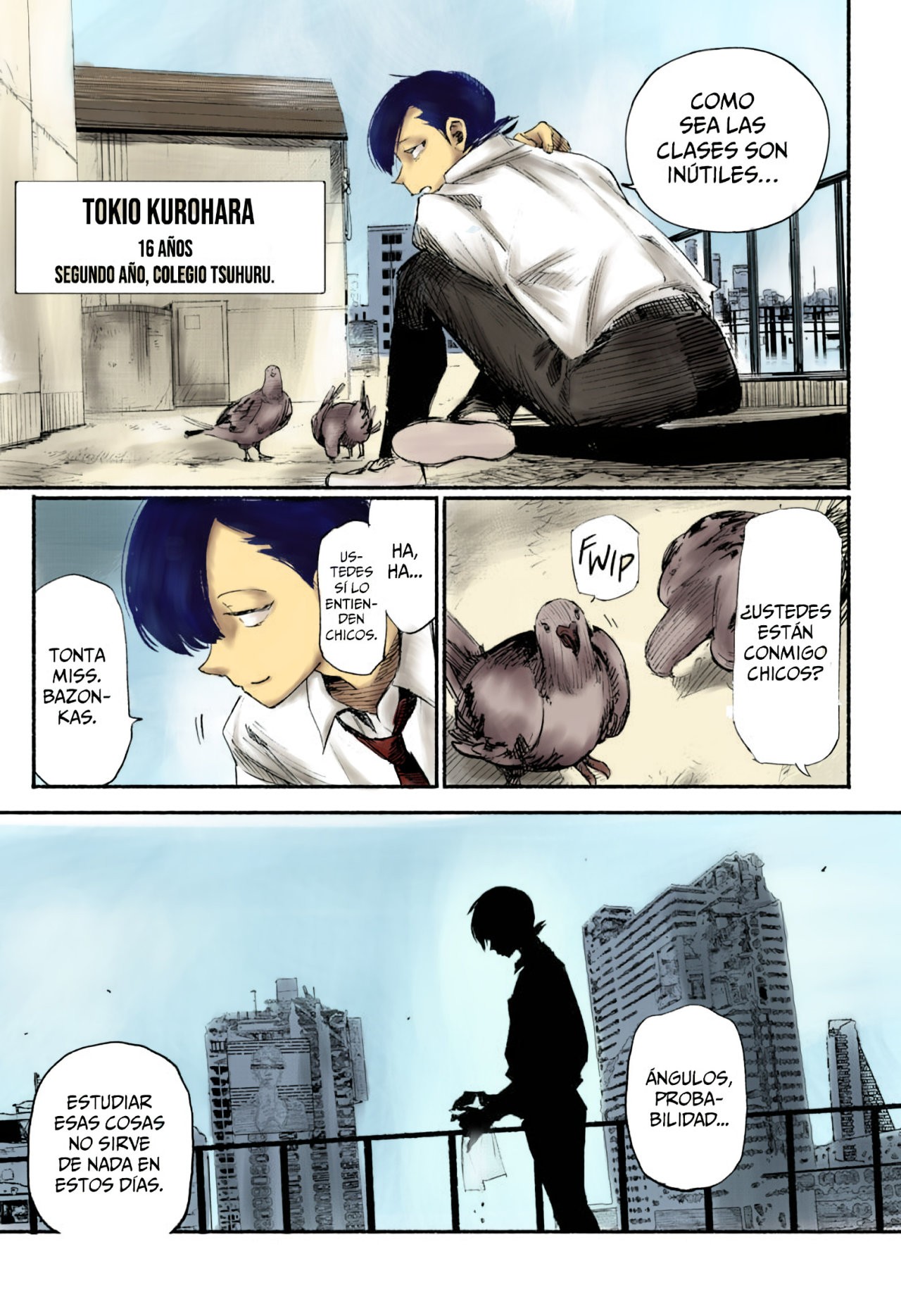 Choujin X Capitulo 1.5: a color página 13