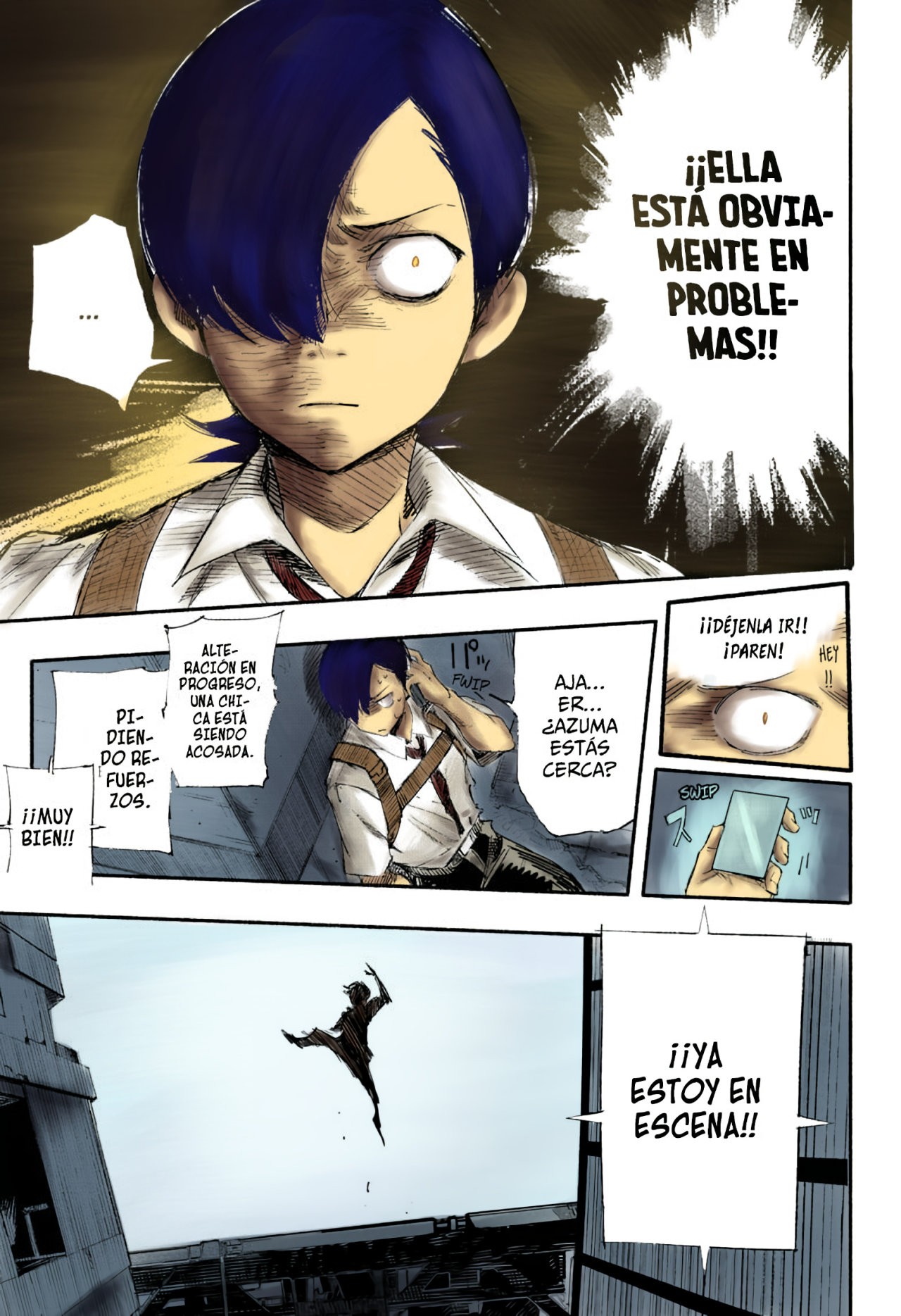 Choujin X Capitulo 1.5: a color página 15