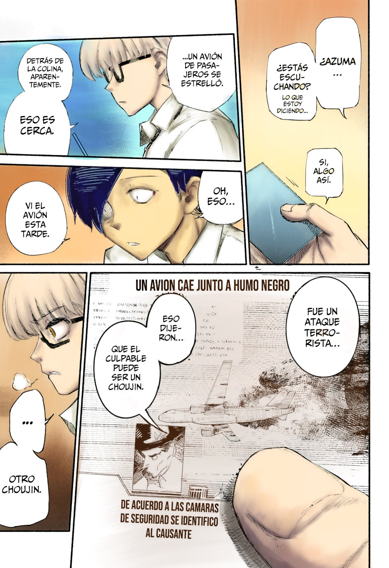 Choujin X Capitulo 1.5: a color página 21