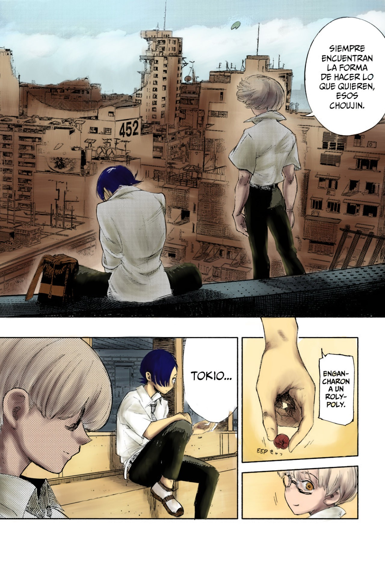 Choujin X Capitulo 1.5: a color página 22