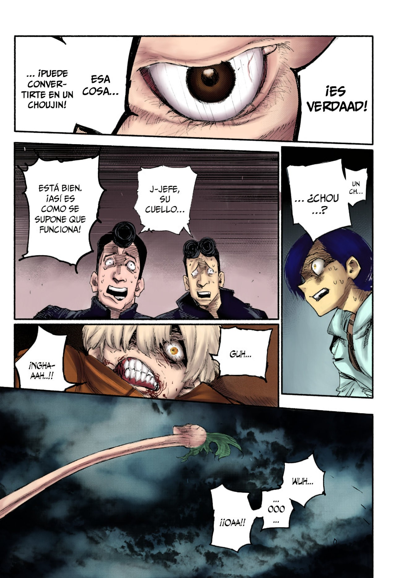Choujin X Capitulo 1.5: a color página 47