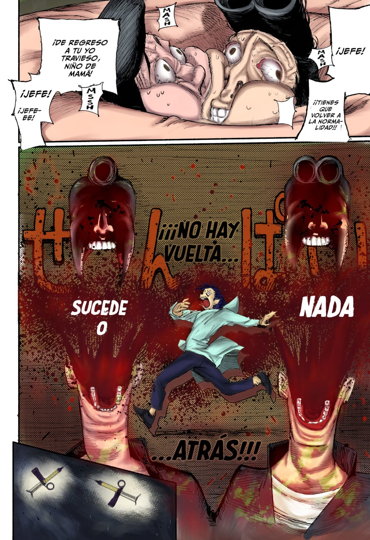 Choujin X Capitulo 1.5: a color página 49