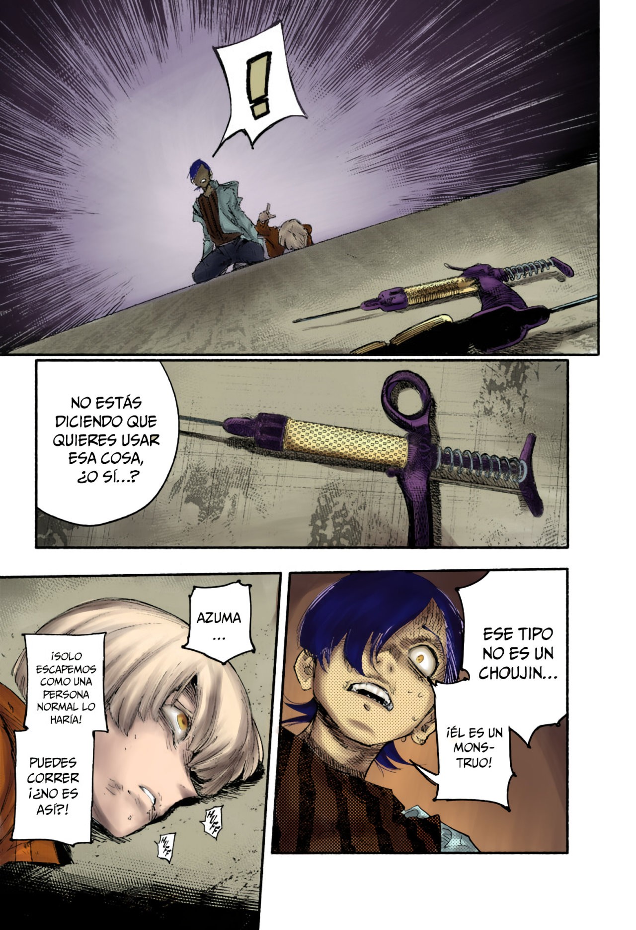 Choujin X Capitulo 1.5: a color página 52