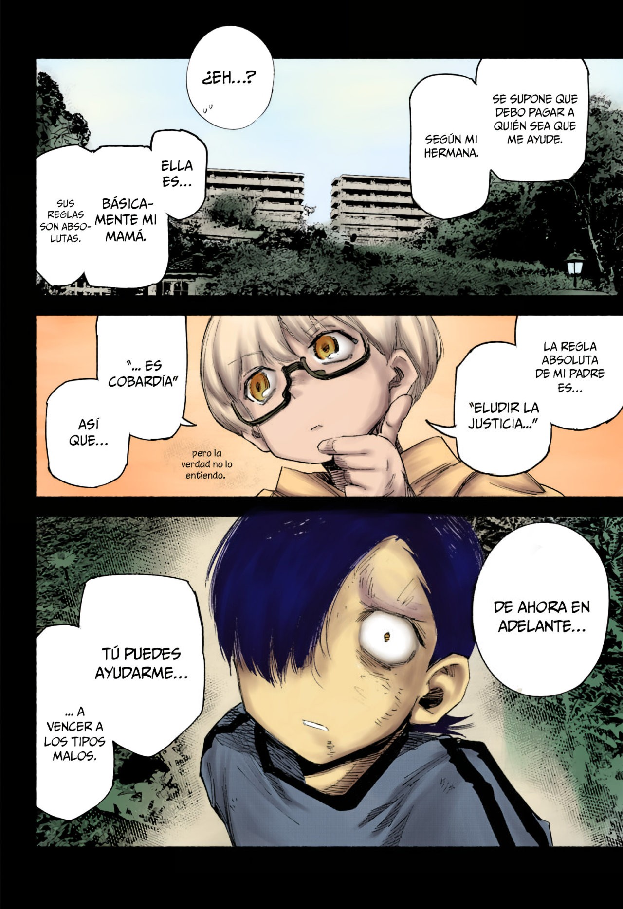 Choujin X Capitulo 1.5: a color página 57
