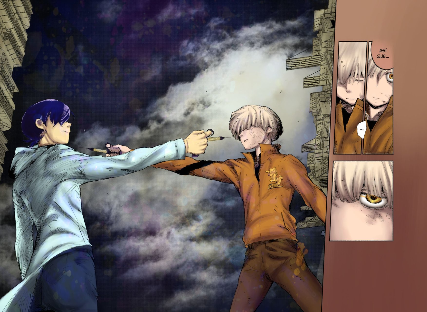 Choujin X Capitulo 1.5: a color página 61