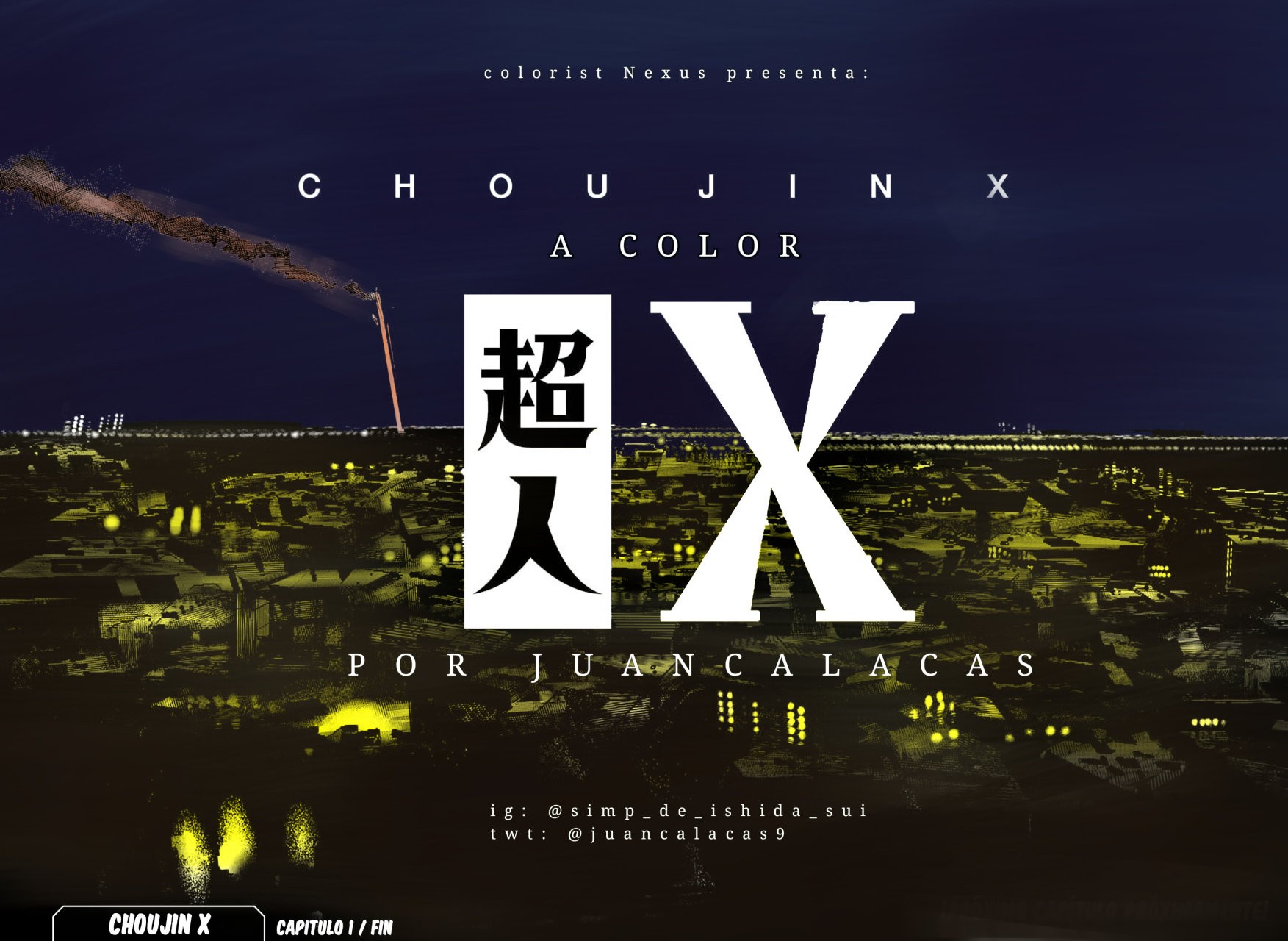 Choujin X Capitulo 1.5: a color página 70