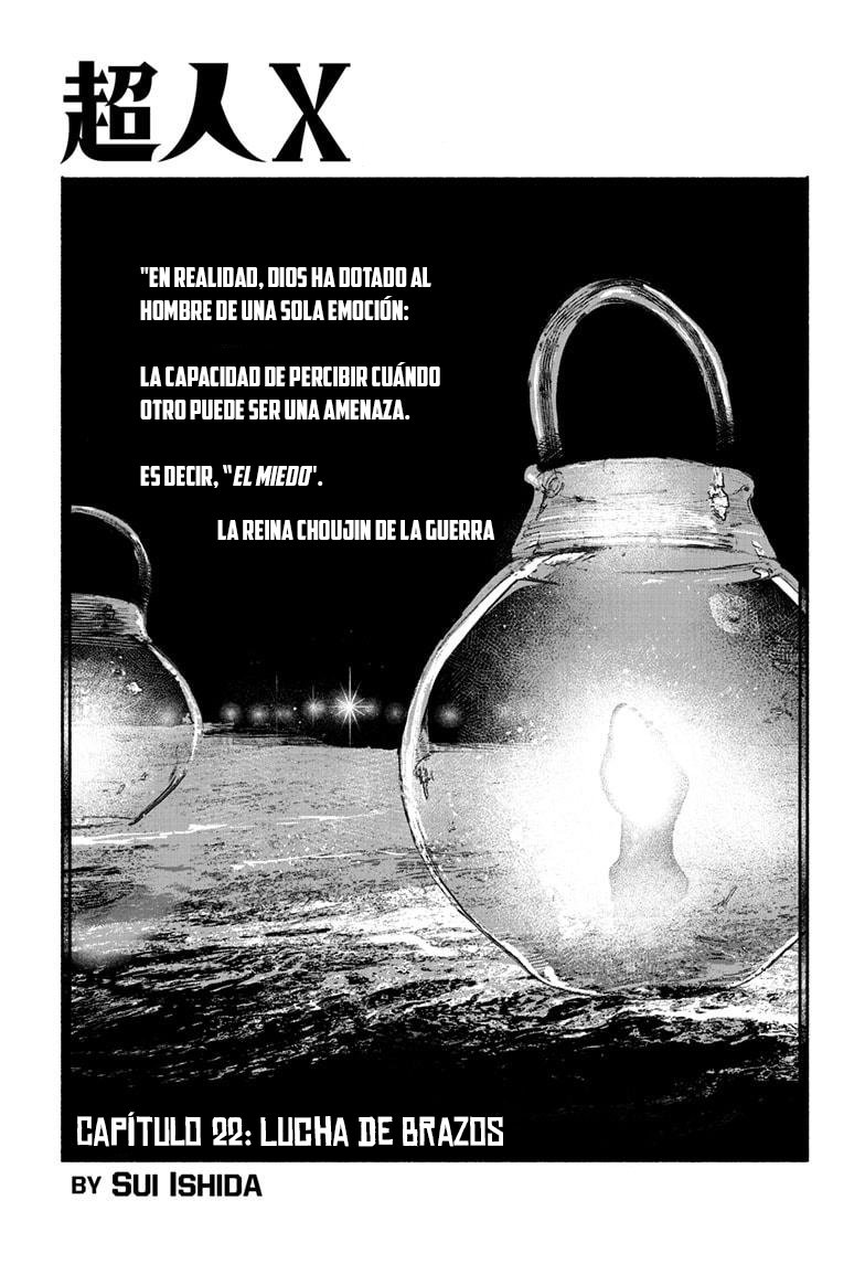 Choujin X Capitulo 22: Lucha de brazos página 2