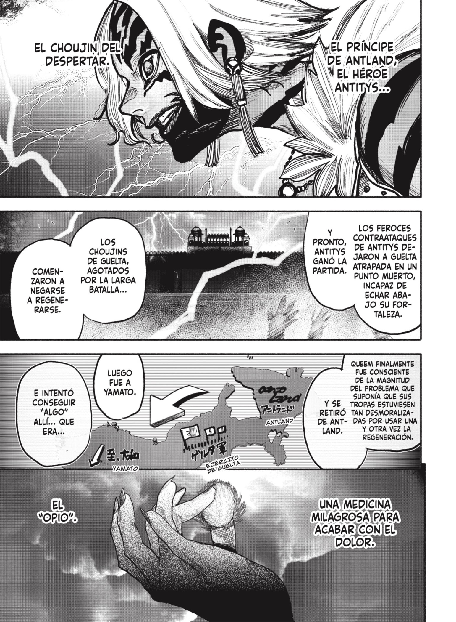 Choujin X Capitulo 38: Opio página 37