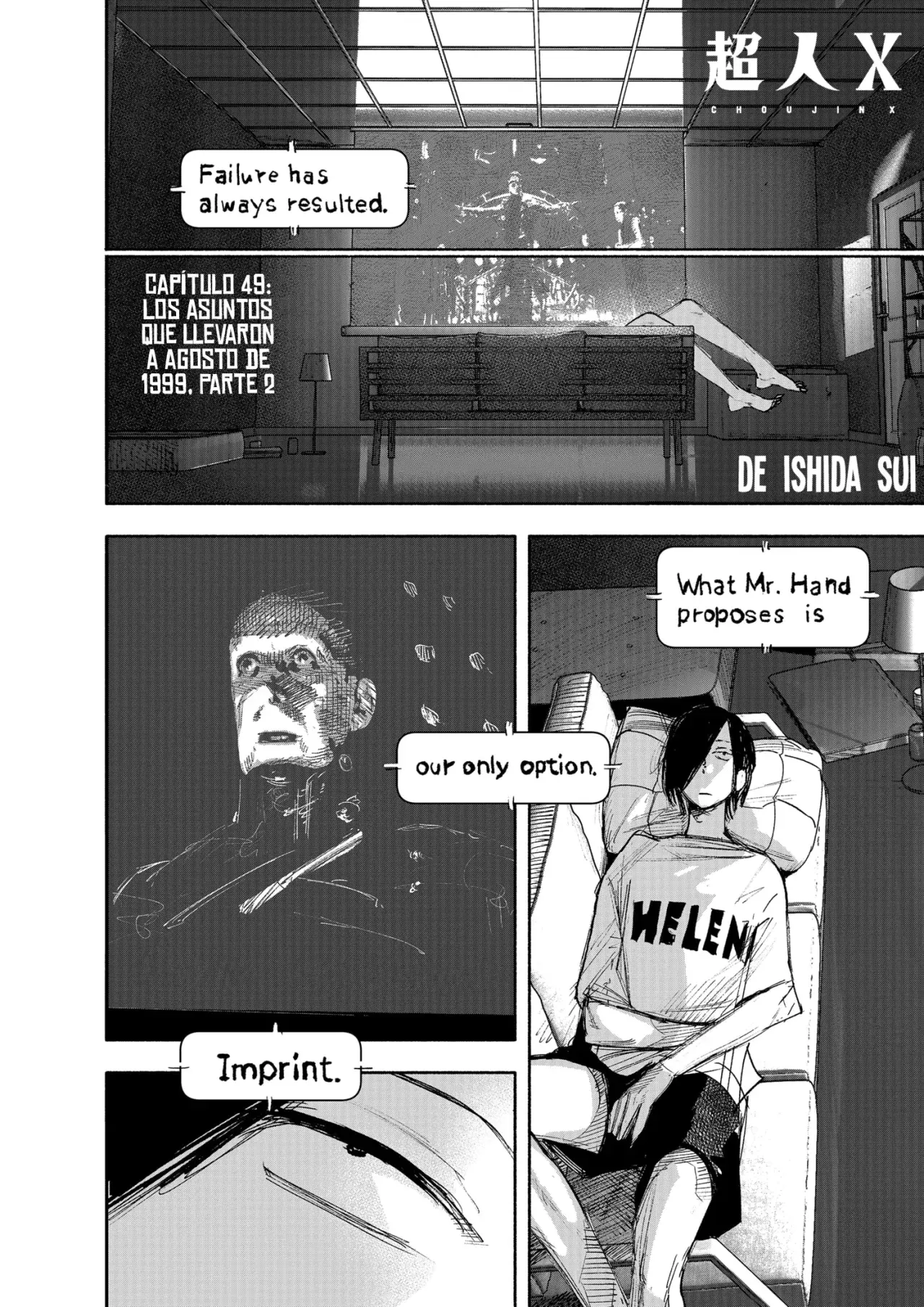 Choujin X Capitulo 49.5: Los asuntos que llevaron a agosto de 1999, parte 2 página 3