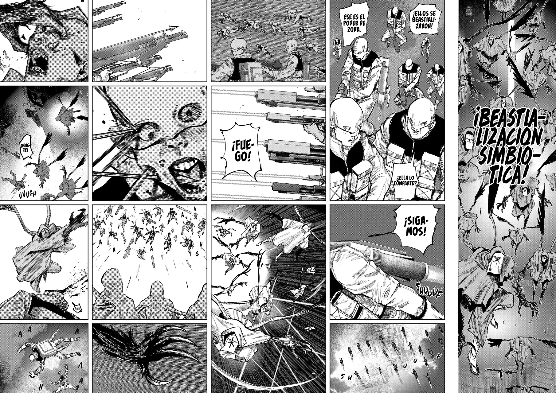 Choujin X Capitulo 52: La subyugación de Zora "Barricada", parte 1 página 14