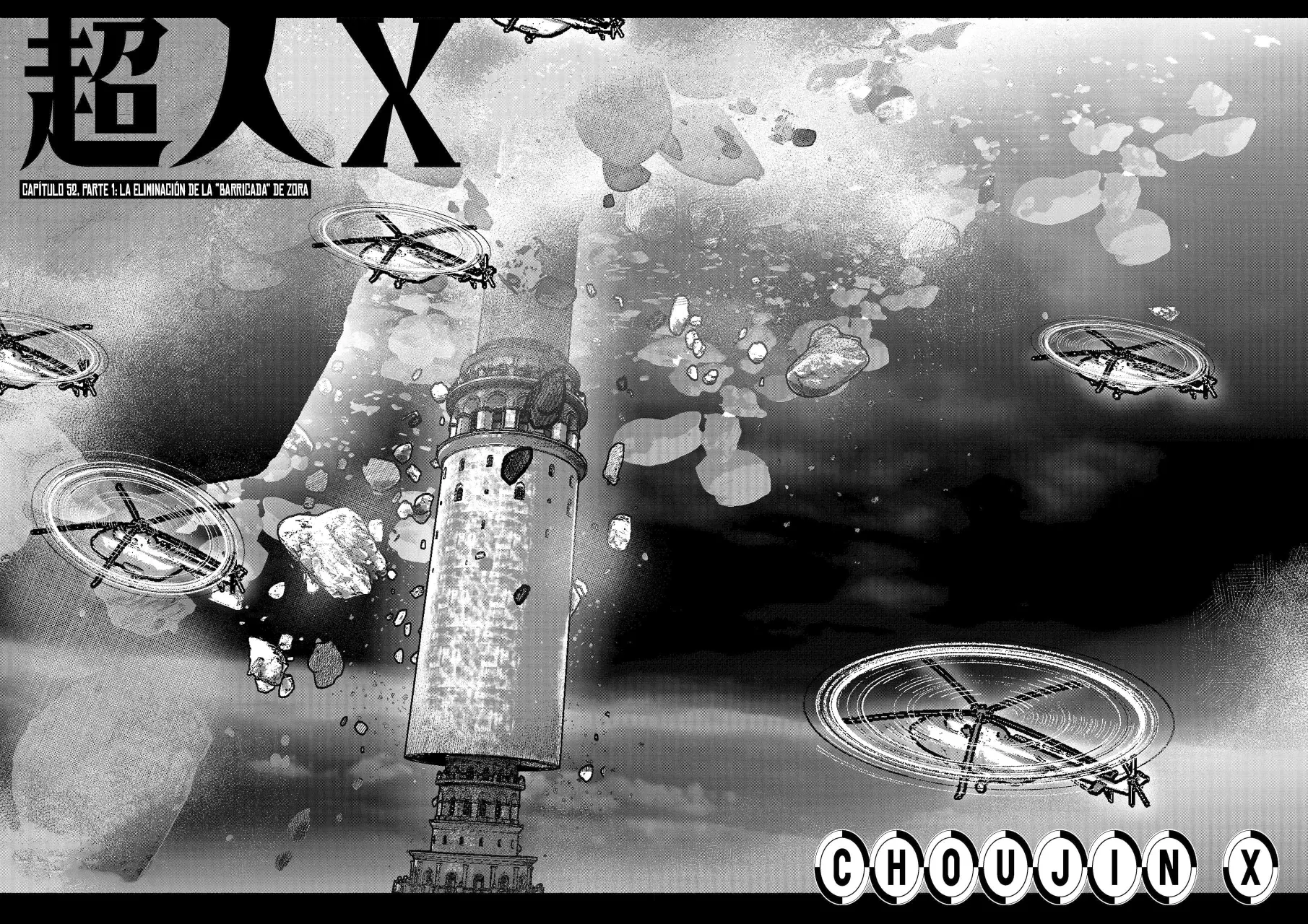 Choujin X Capitulo 52: La subyugación de Zora "Barricada", parte 1 página 7