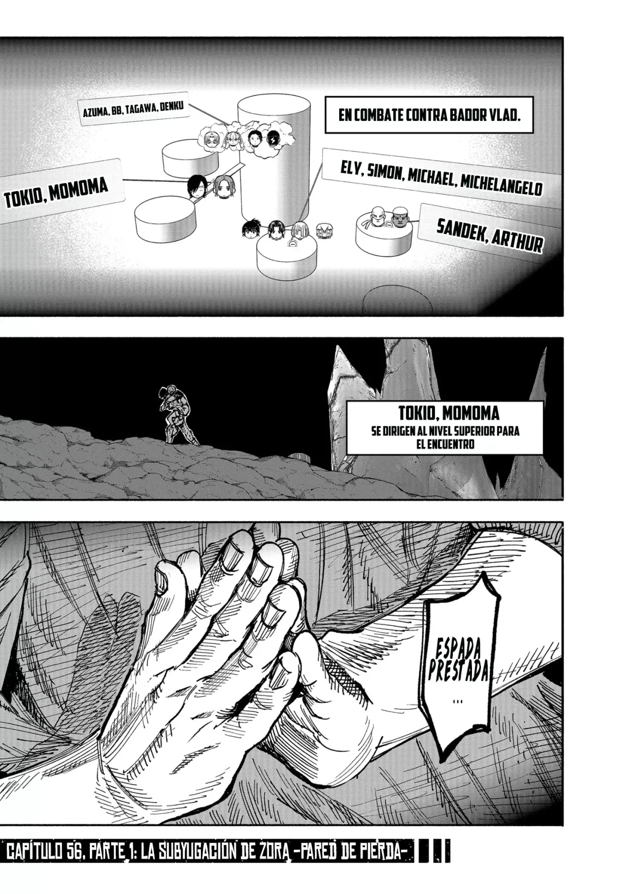 Choujin X Capitulo 56: La subyugación de Zora -Pared de piedra-, parte 1 página 4