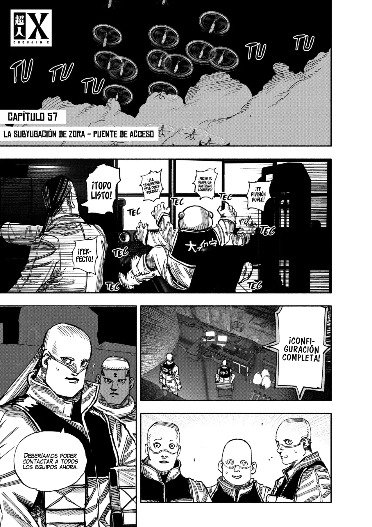 Choujin X Capitulo 57: La subyugación de Zora -Puente de acceso- página 4