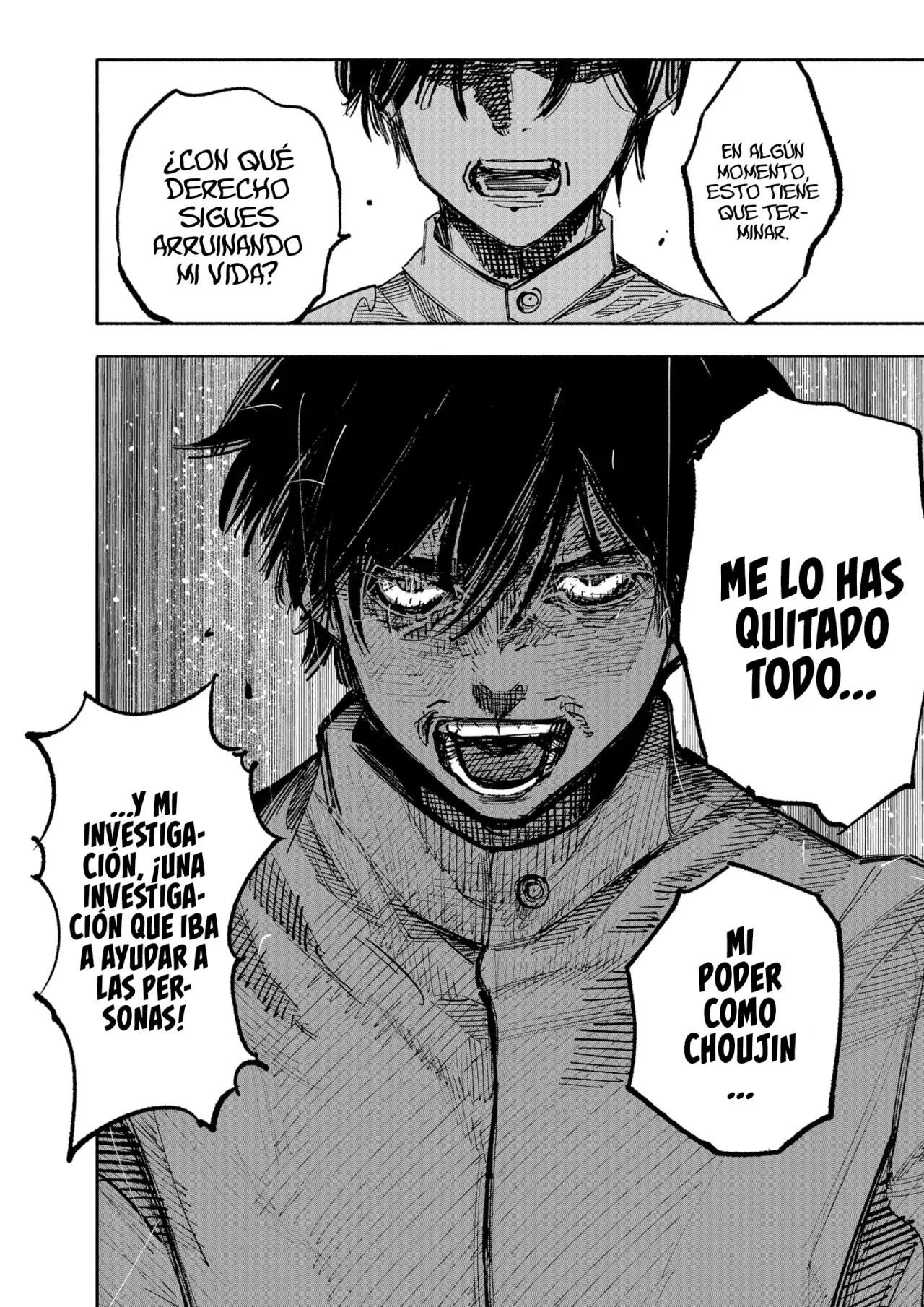 Choujin X Capitulo 63: Escucha el llanto del recién nacido, parte 1 página 34
