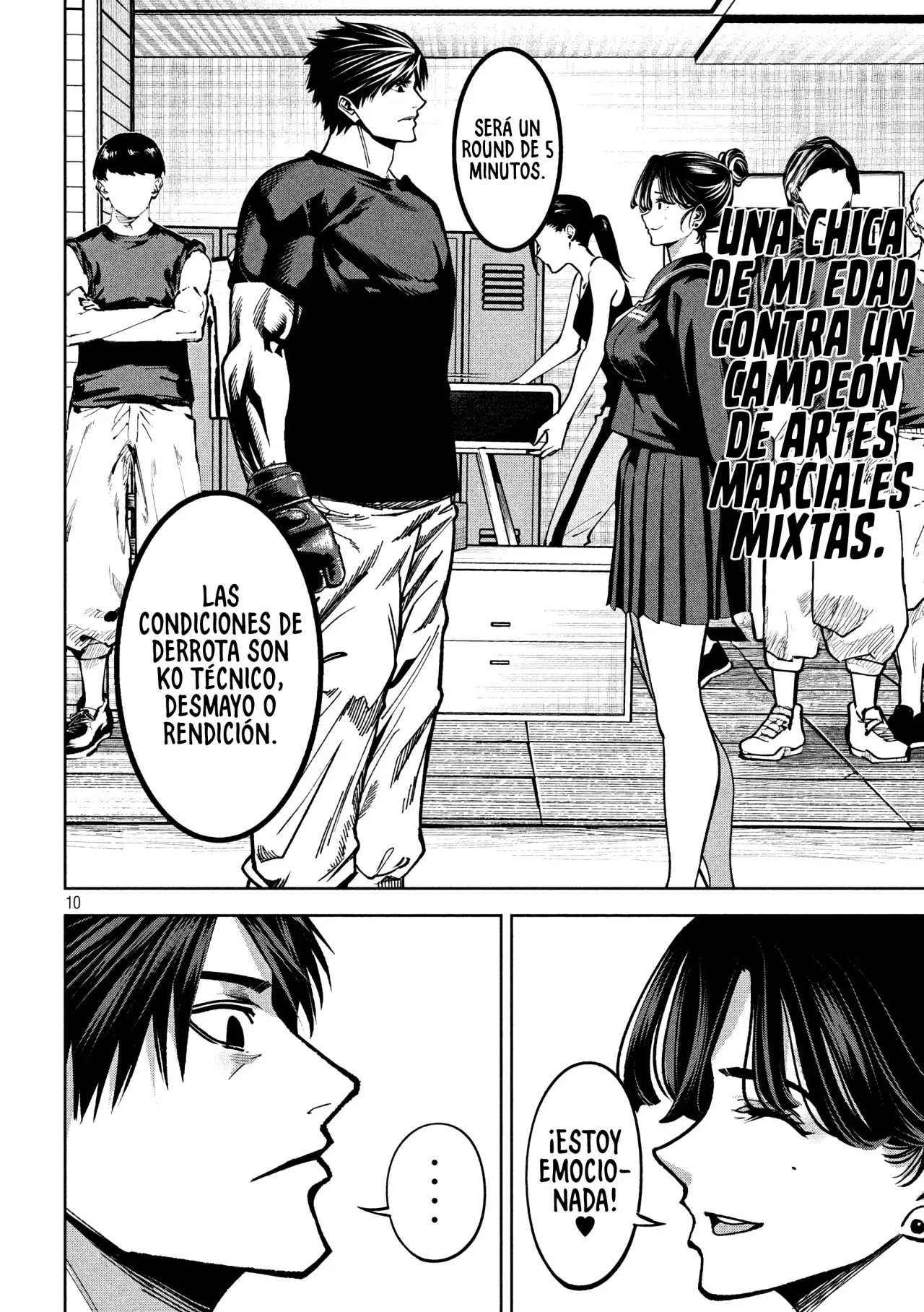 Bouryoku Banzai Capitulo 10: El jab del campeón página 13