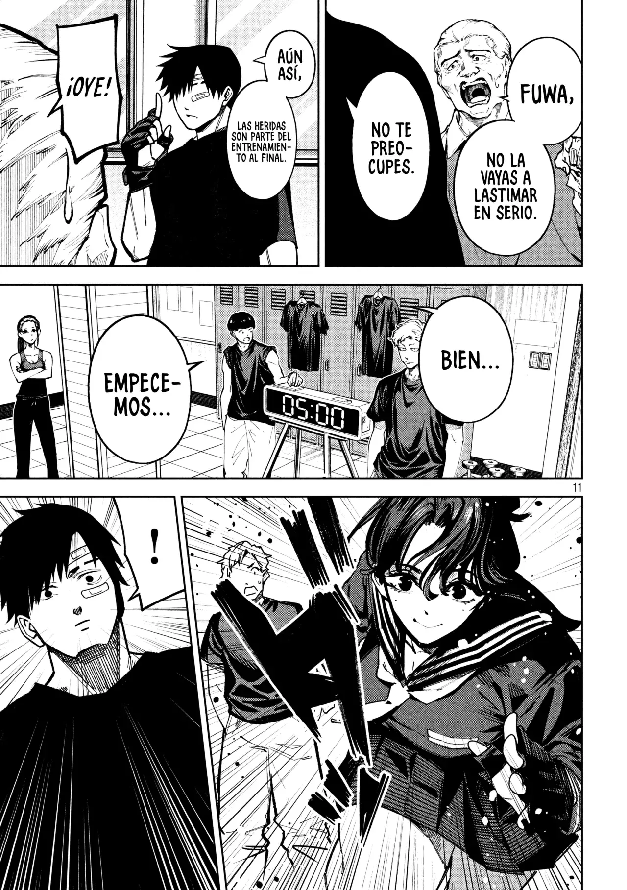 Bouryoku Banzai Capitulo 10: El jab del campeón página 14