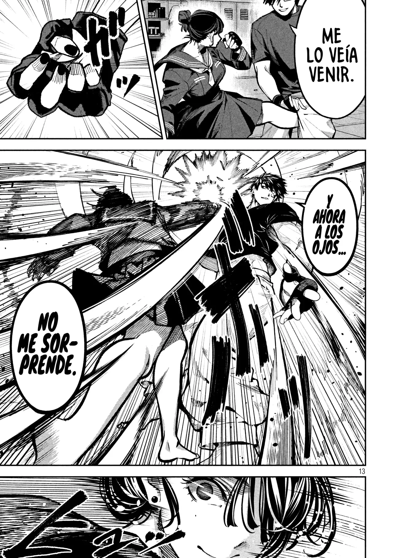 Bouryoku Banzai Capitulo 10: El jab del campeón página 16