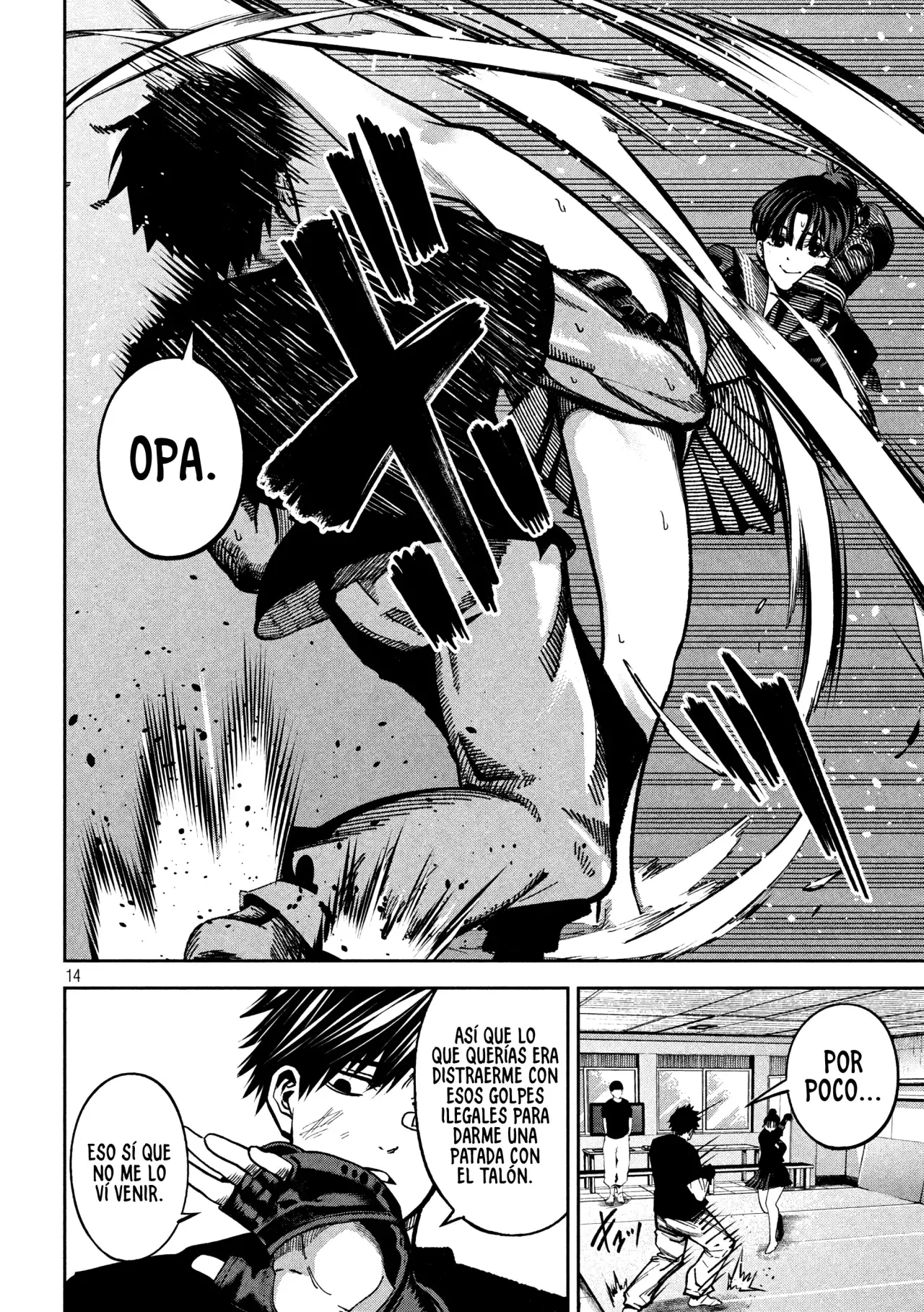 Bouryoku Banzai Capitulo 10: El jab del campeón página 17