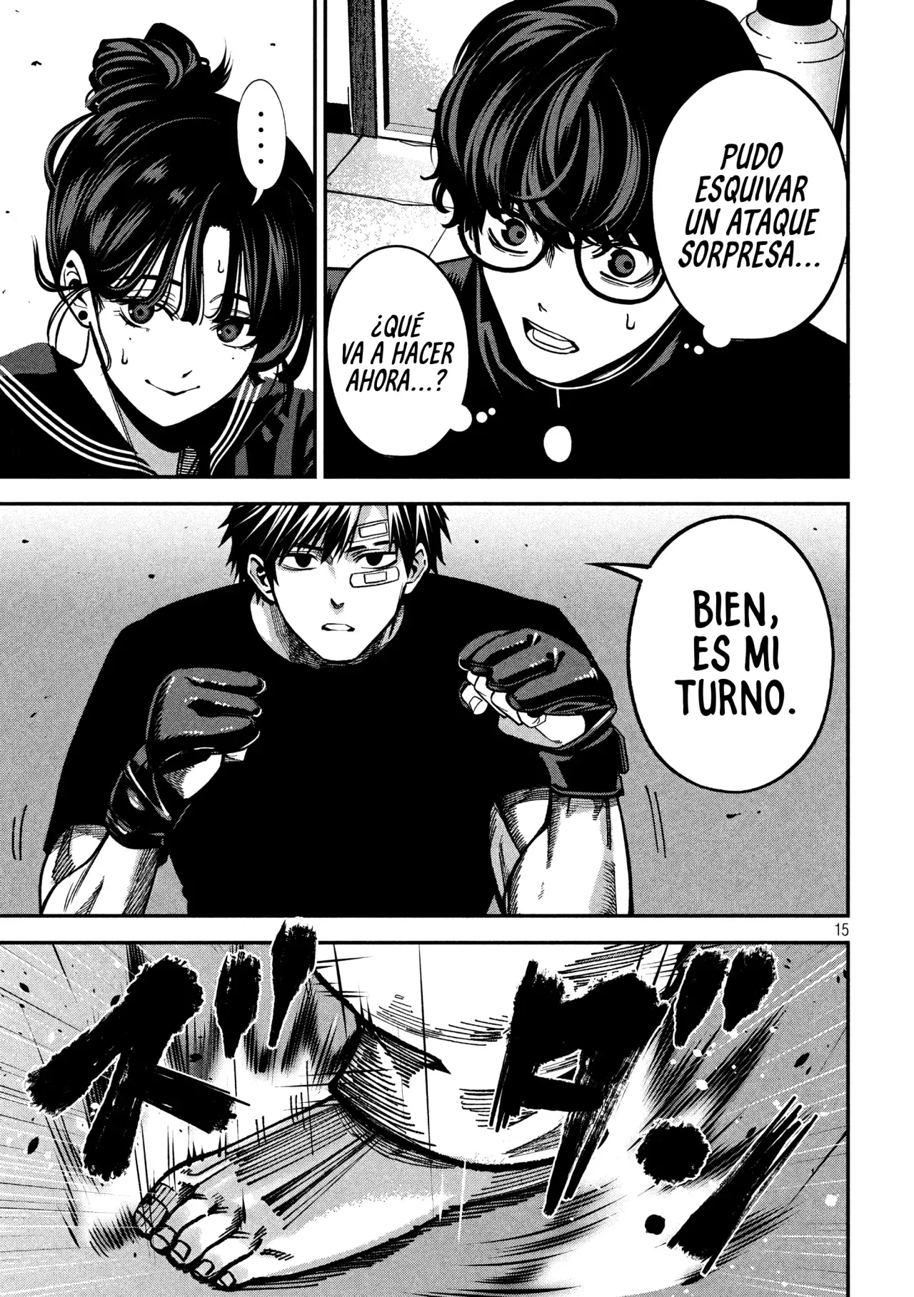 Bouryoku Banzai Capitulo 10: El jab del campeón página 18