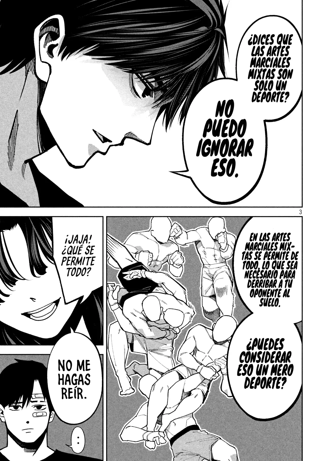 Bouryoku Banzai Capitulo 10: El jab del campeón página 6