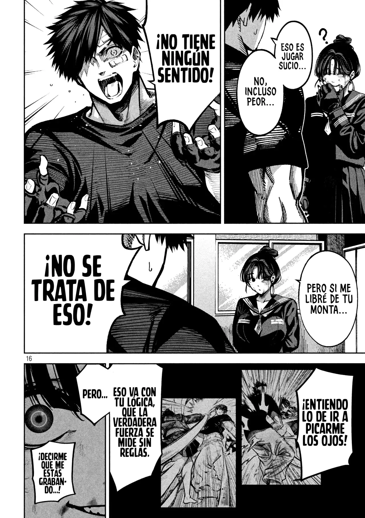 Bouryoku Banzai Capitulo 12: El motivo página 18
