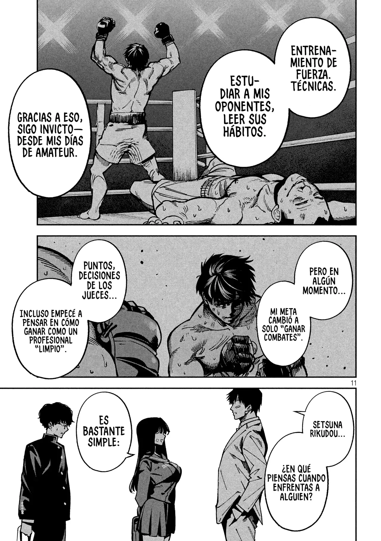 Bouryoku Banzai Capitulo 15: Fortaleza y debilidad página 14