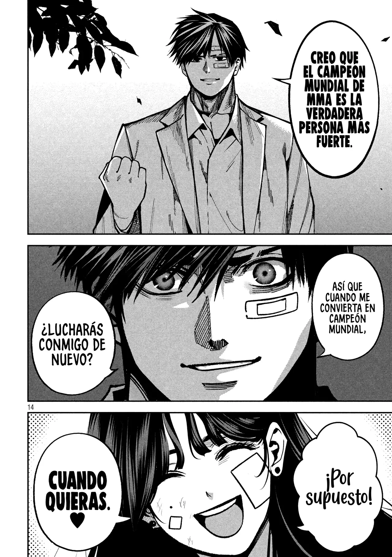 Bouryoku Banzai Capitulo 15: Fortaleza y debilidad página 17