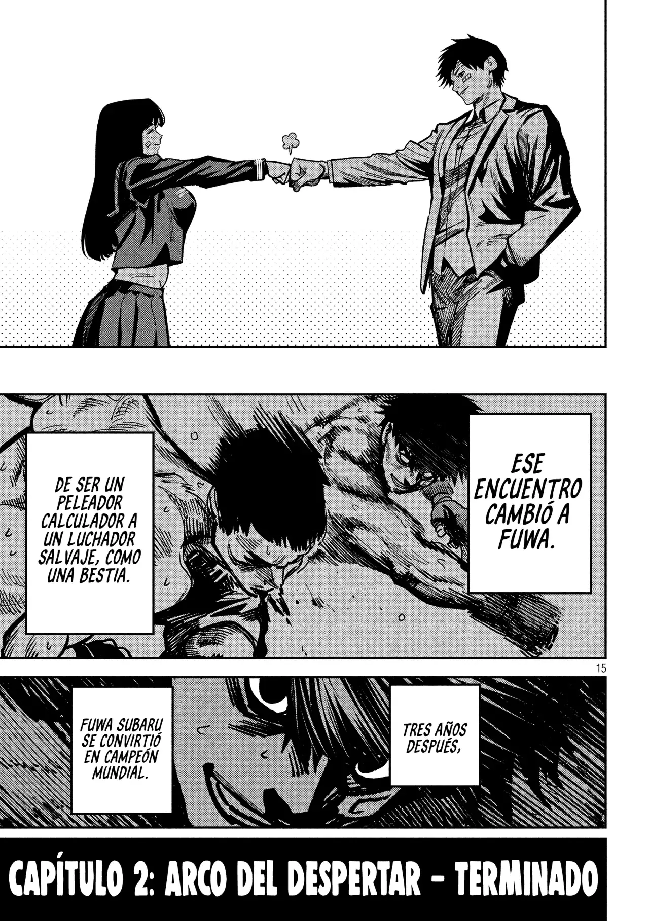 Bouryoku Banzai Capitulo 15: Fortaleza y debilidad página 18