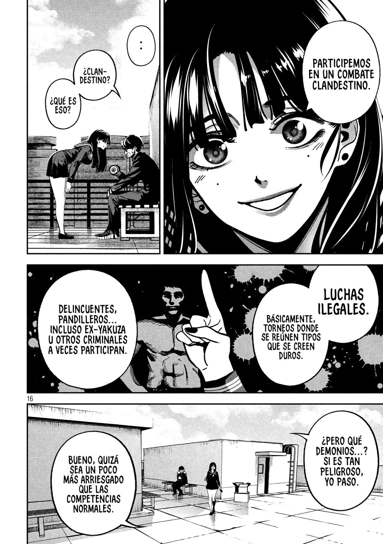 Bouryoku Banzai Capitulo 15: Fortaleza y debilidad página 19