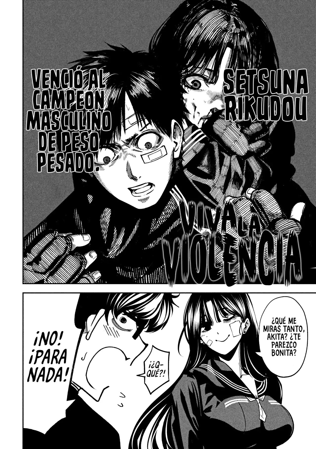 Bouryoku Banzai Capitulo 15: Fortaleza y debilidad página 5