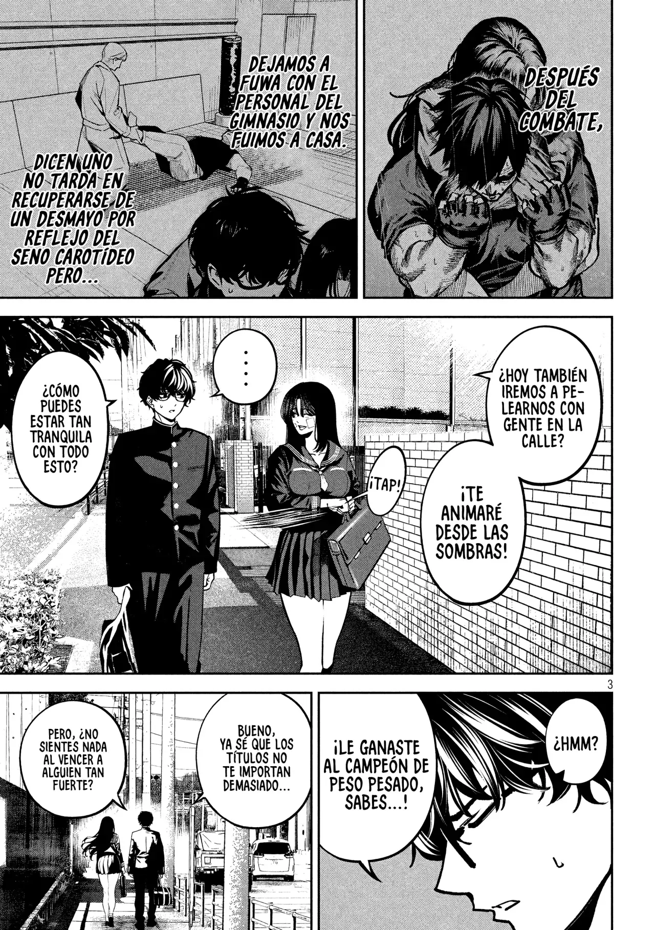 Bouryoku Banzai Capitulo 15: Fortaleza y debilidad página 6