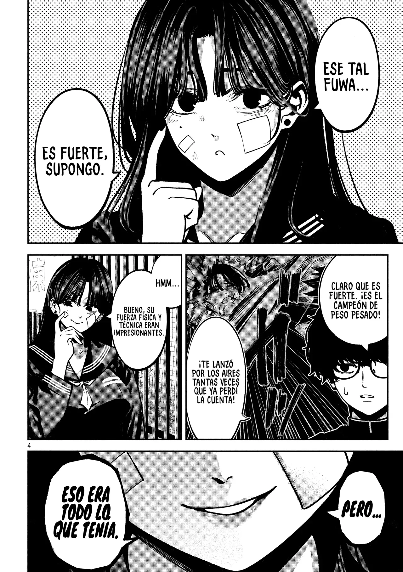 Bouryoku Banzai Capitulo 15: Fortaleza y debilidad página 7