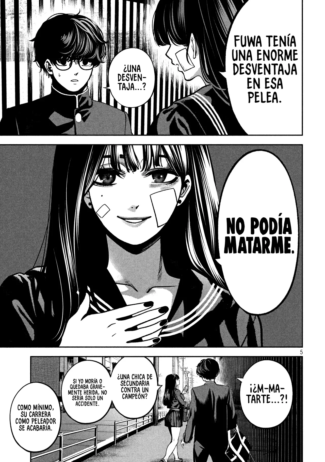 Bouryoku Banzai Capitulo 15: Fortaleza y debilidad página 8