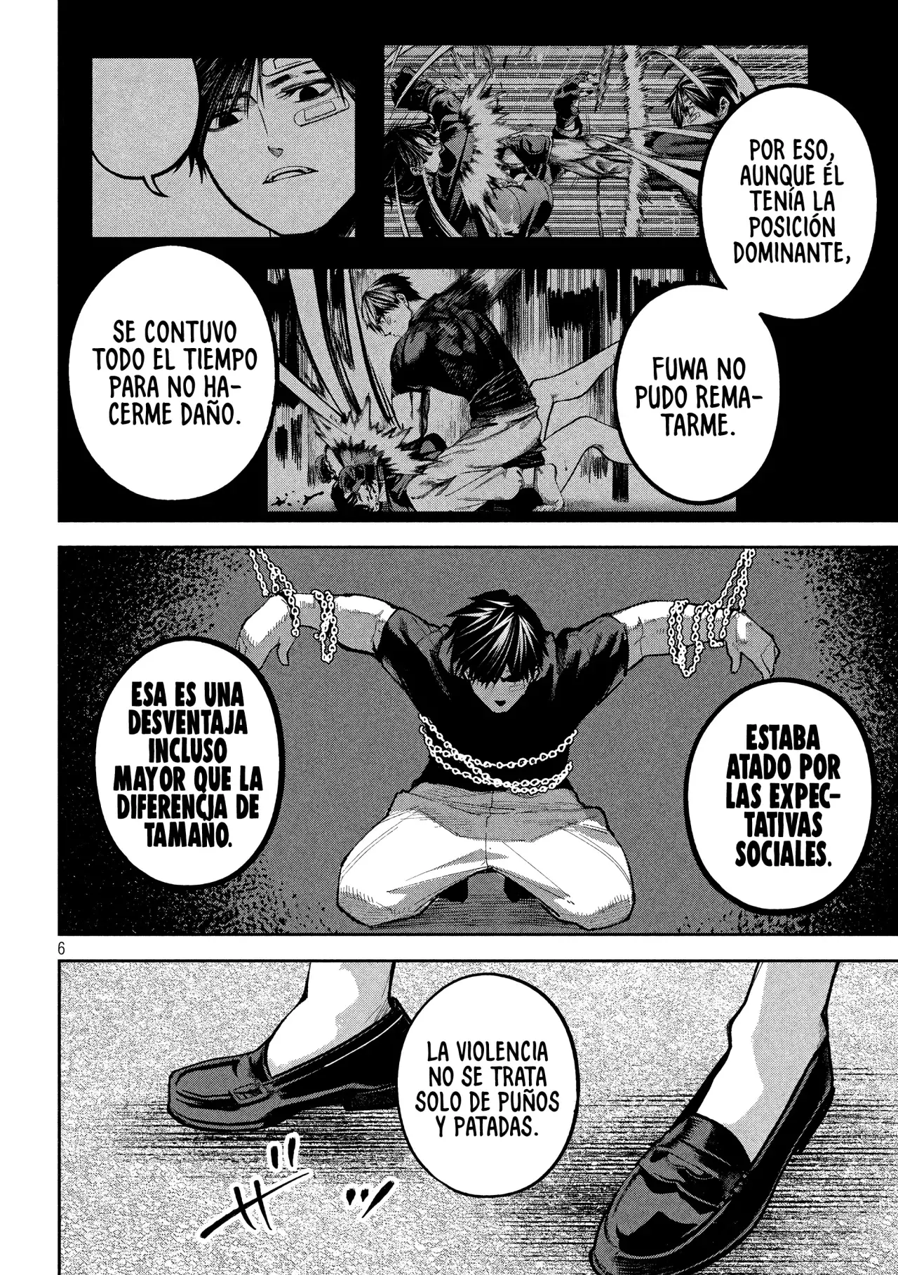 Bouryoku Banzai Capitulo 15: Fortaleza y debilidad página 9