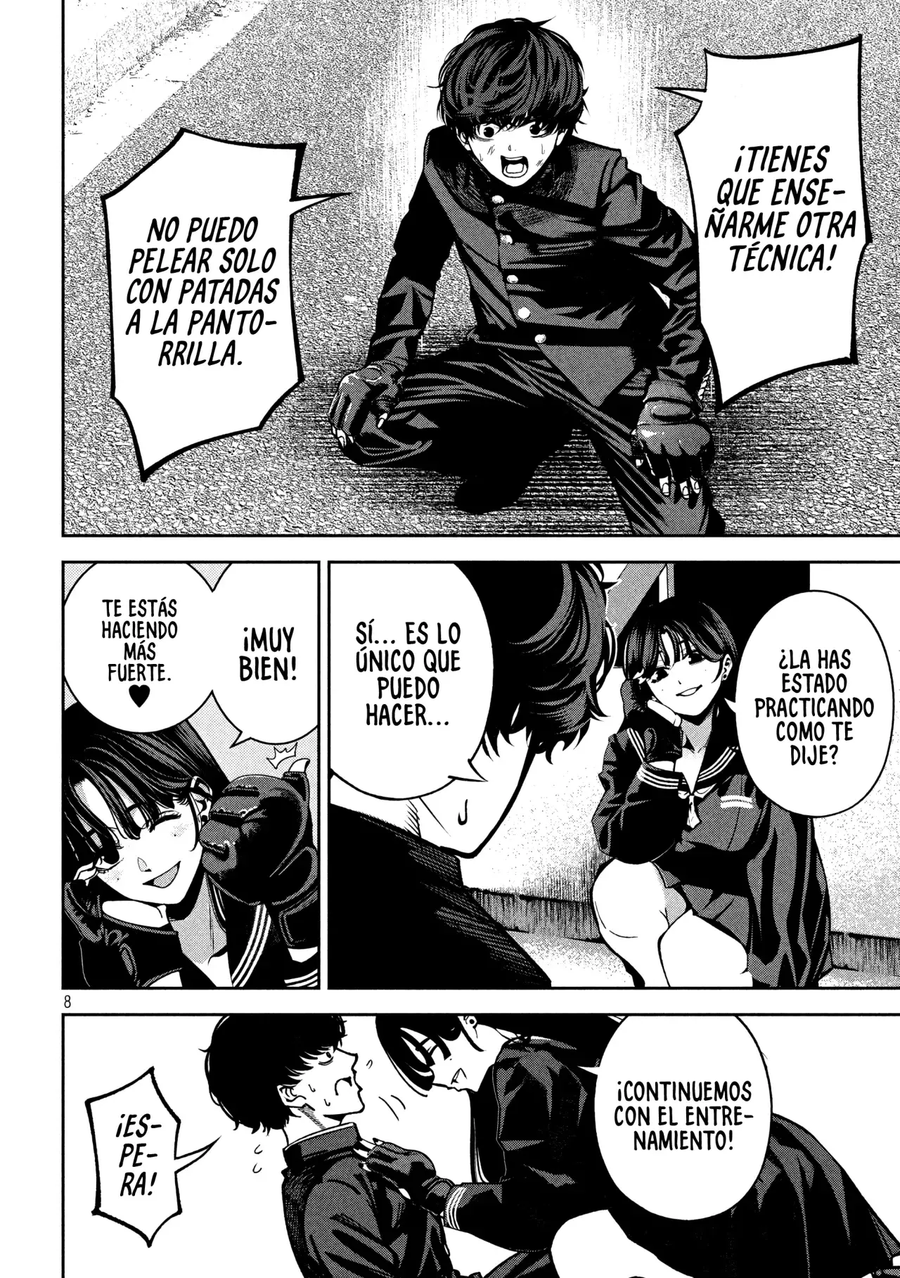 Bouryoku Banzai Capitulo 16: Peleas clandestinas página 11