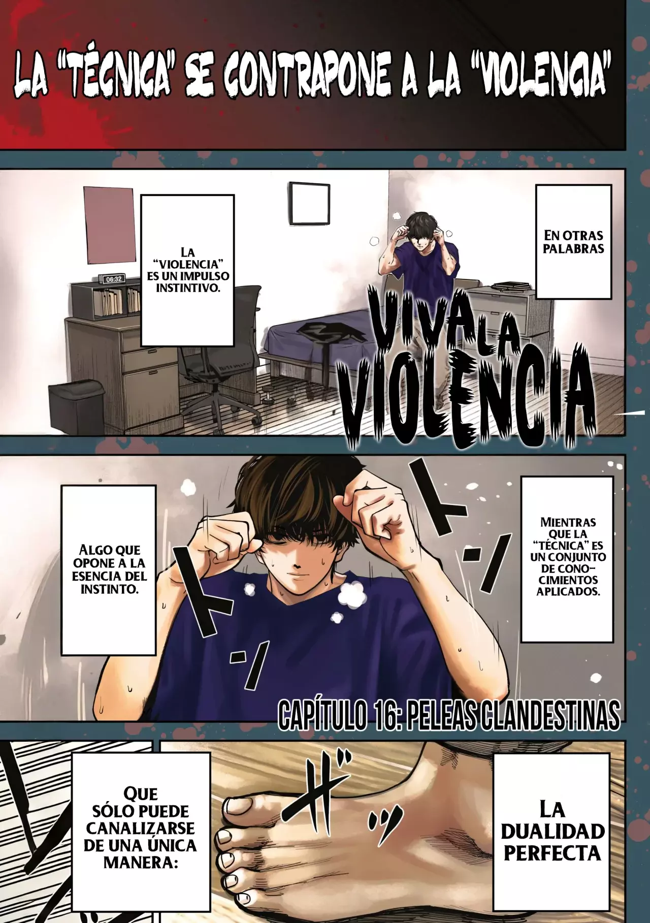 Bouryoku Banzai Capitulo 16: Peleas clandestinas página 4