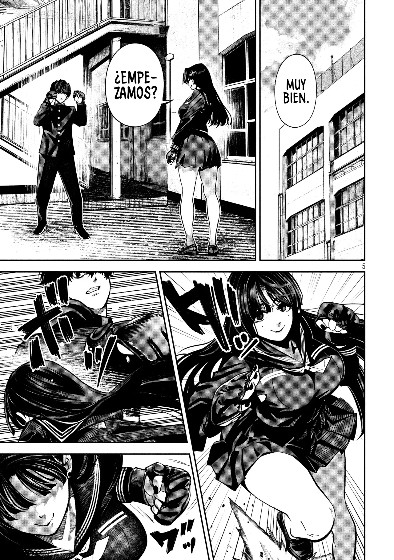 Bouryoku Banzai Capitulo 16: Peleas clandestinas página 8