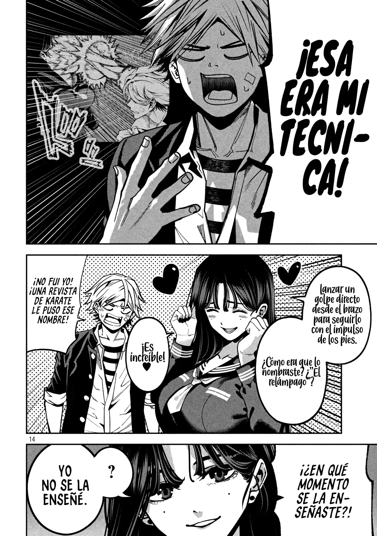 Bouryoku Banzai Capitulo 18: Dolor y valor página 17