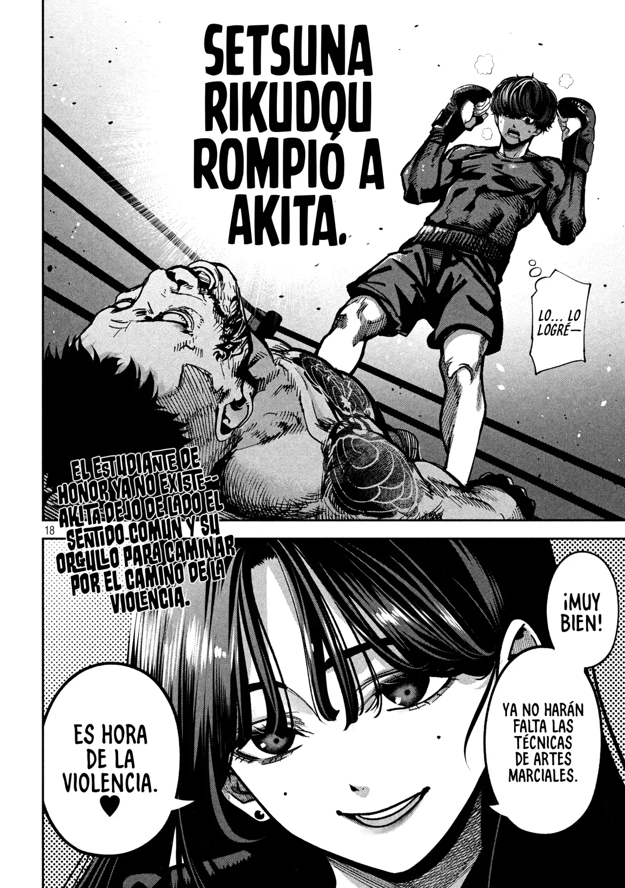 Bouryoku Banzai Capitulo 18: Dolor y valor página 21