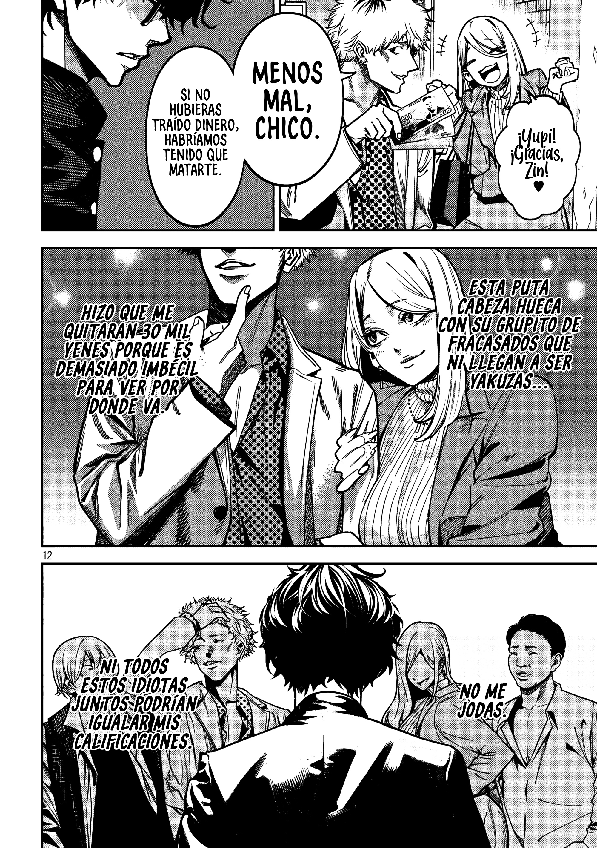 Bouryoku Banzai Capitulo 2: Una chica antisocial página 12