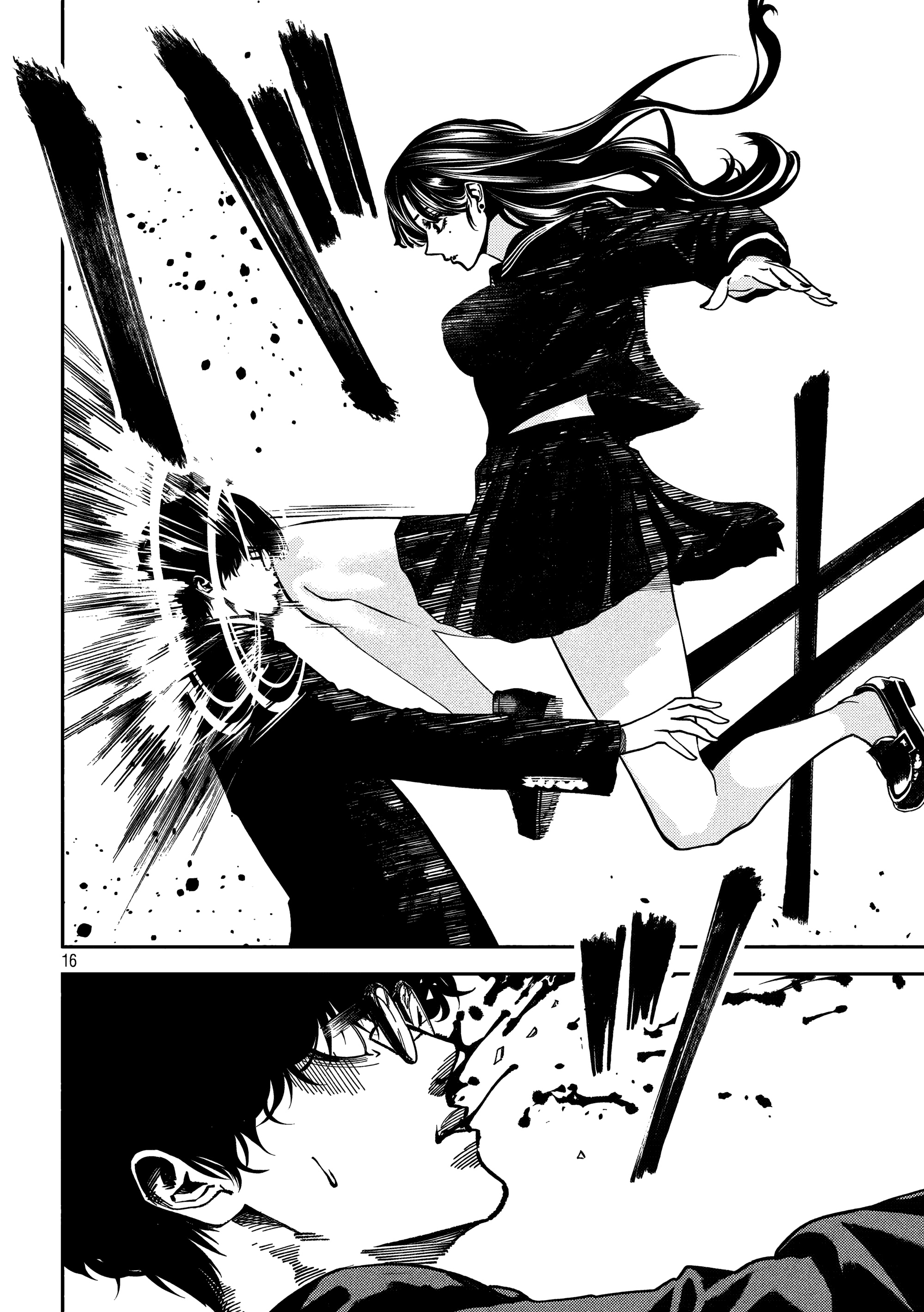 Bouryoku Banzai Capitulo 2: Una chica antisocial página 16