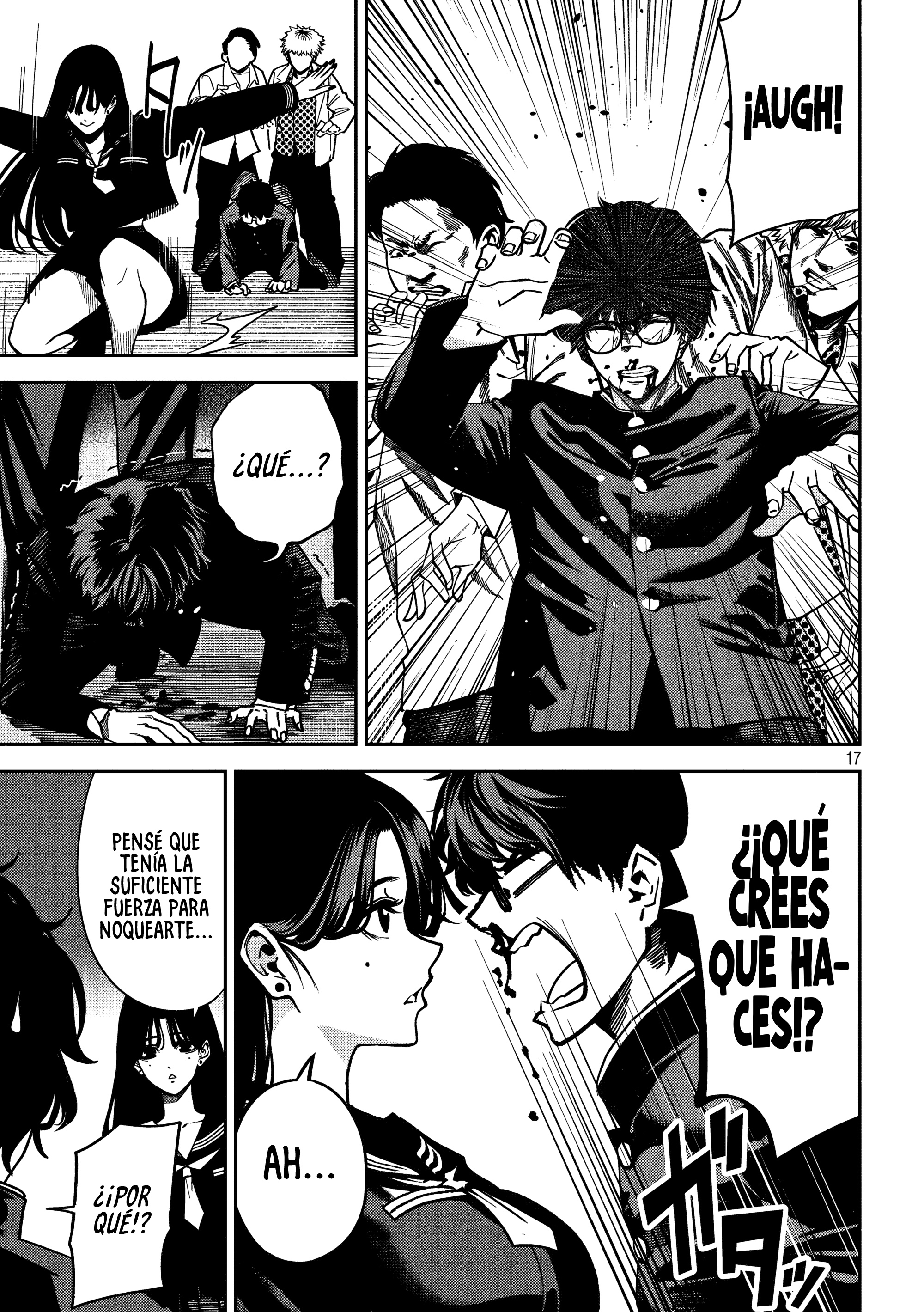 Bouryoku Banzai Capitulo 2: Una chica antisocial página 17