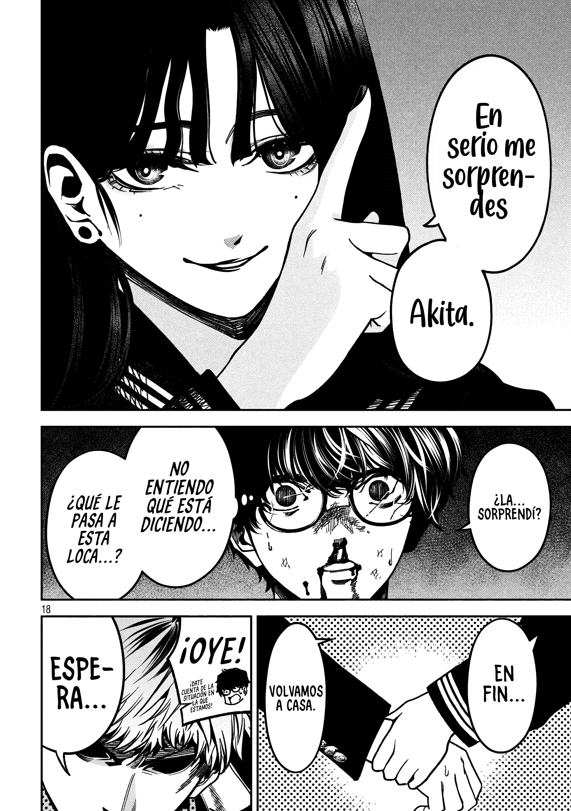 Bouryoku Banzai Capitulo 2: Una chica antisocial página 18
