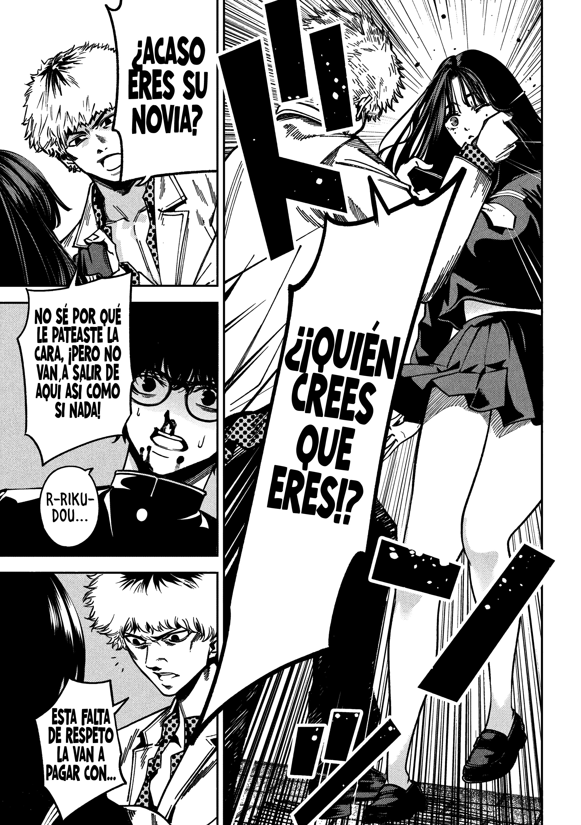 Bouryoku Banzai Capitulo 2: Una chica antisocial página 19