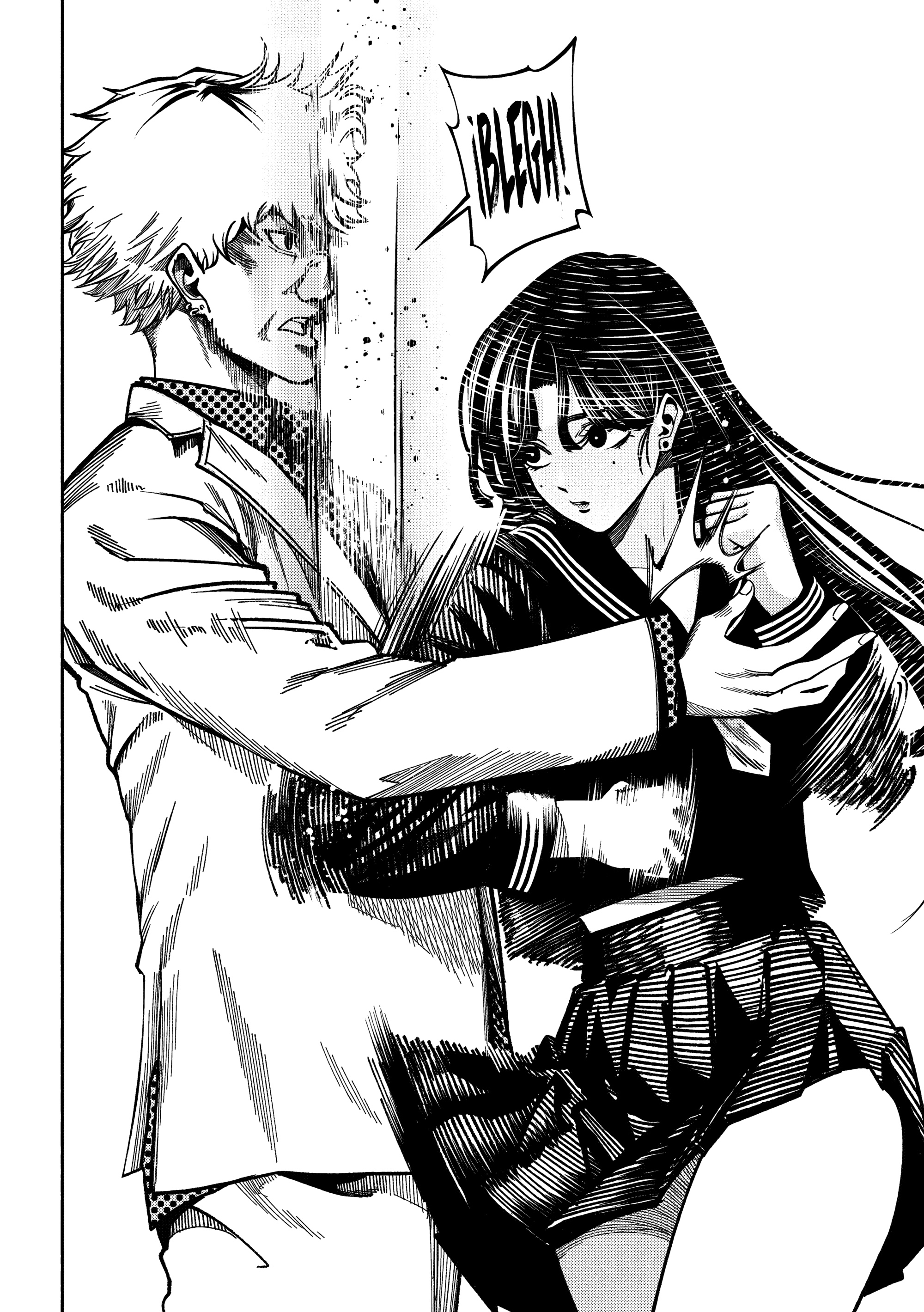 Bouryoku Banzai Capitulo 2: Una chica antisocial página 22