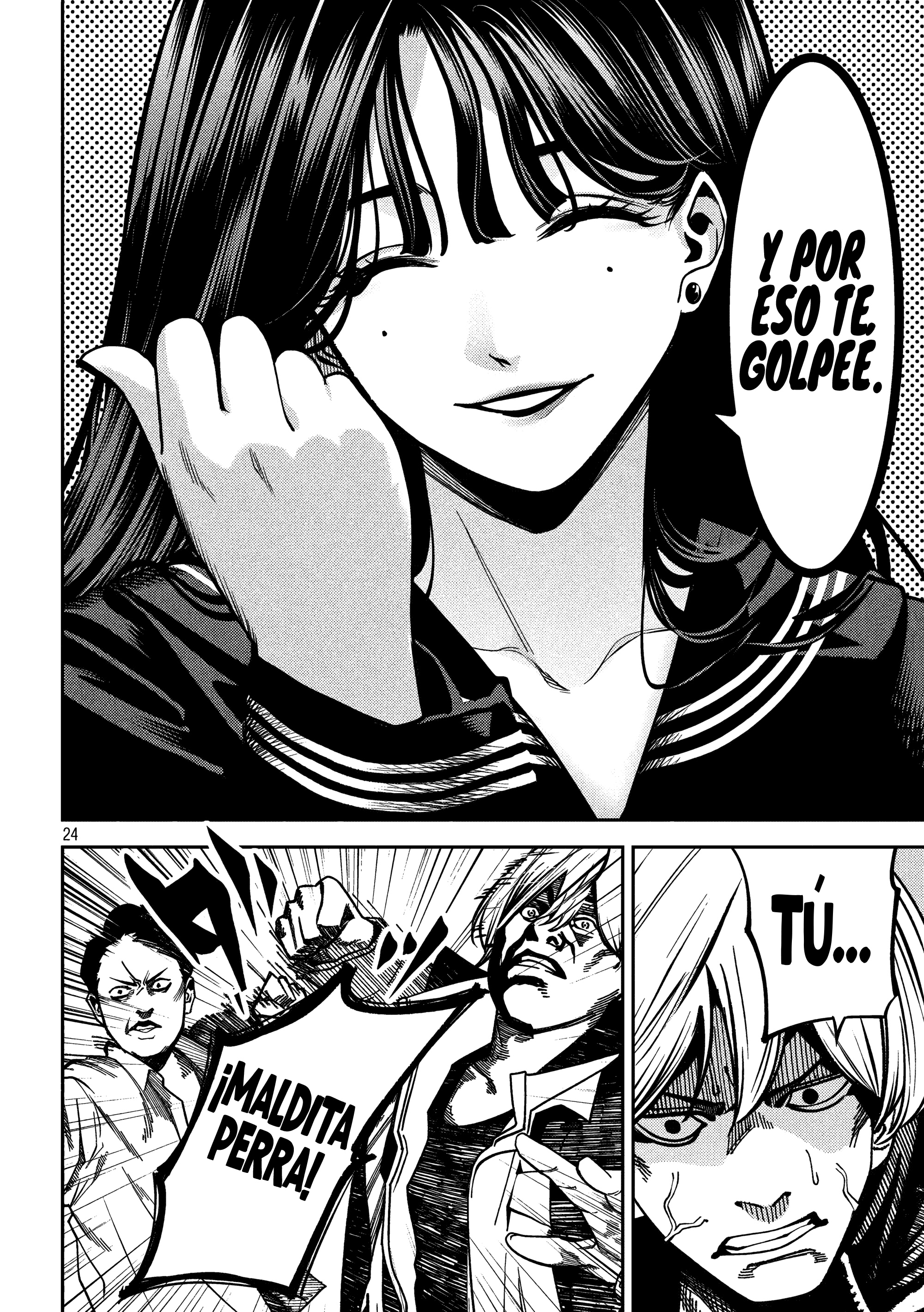 Bouryoku Banzai Capitulo 2: Una chica antisocial página 24