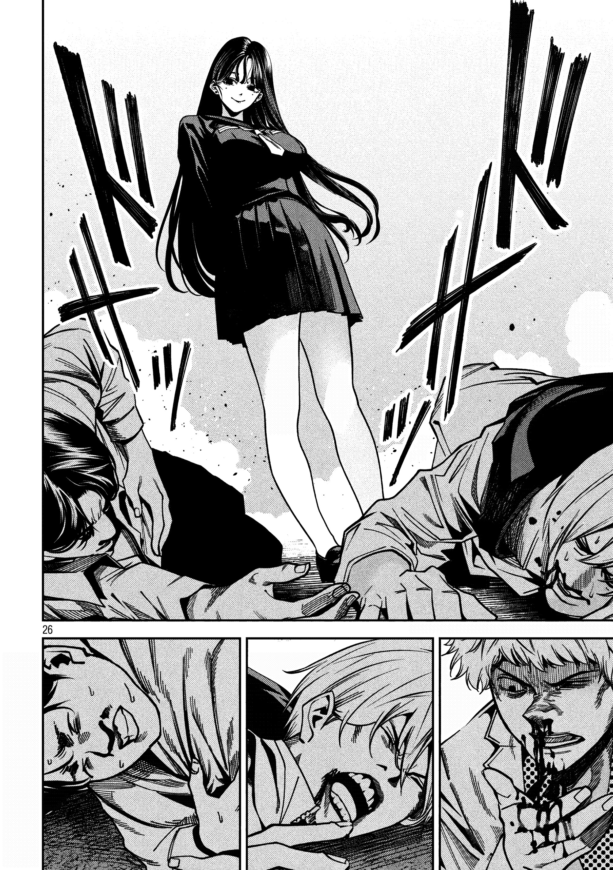Bouryoku Banzai Capitulo 2: Una chica antisocial página 26