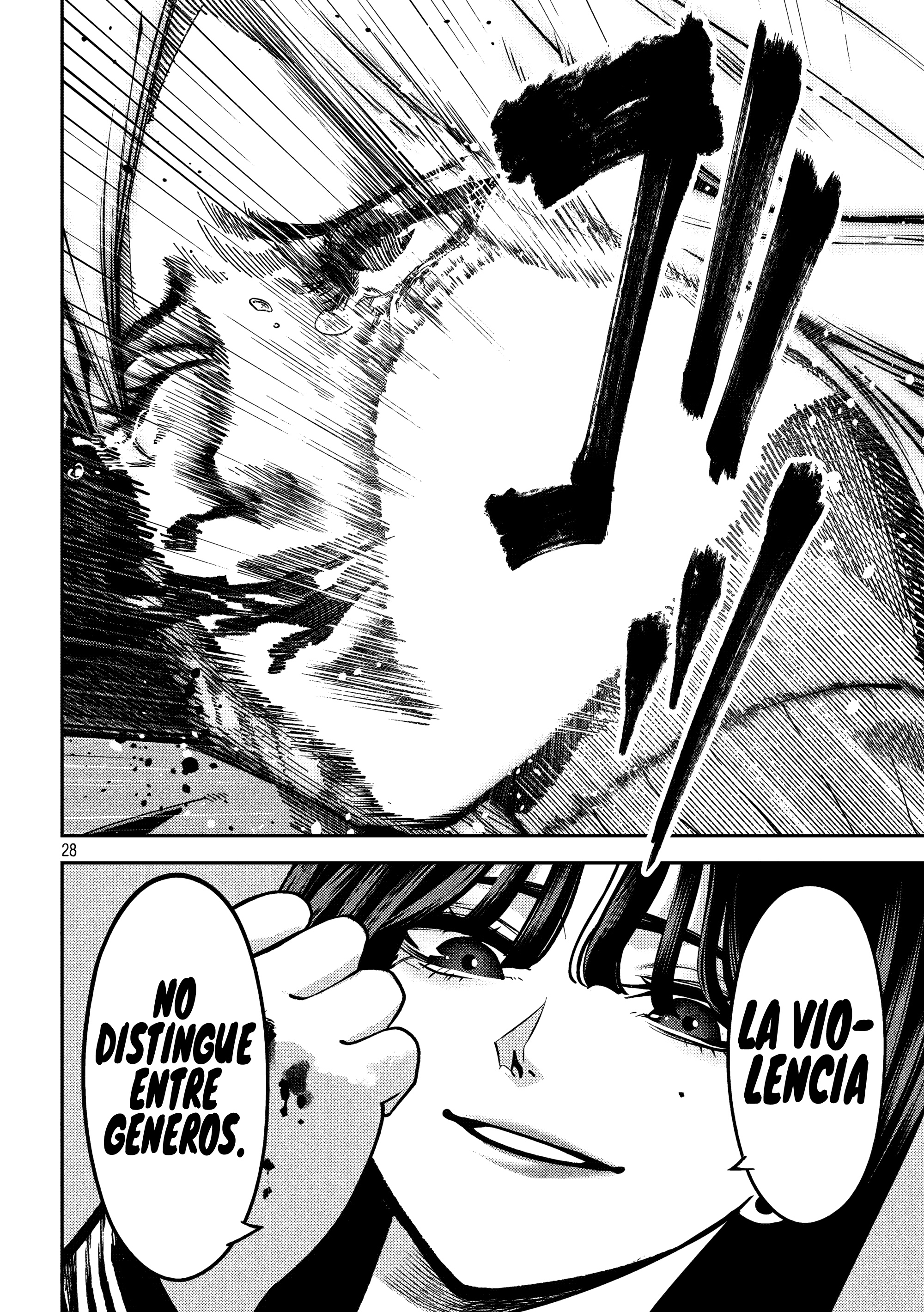 Bouryoku Banzai Capitulo 2: Una chica antisocial página 28